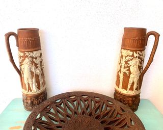 Jarras de cerámica alemanas vintage