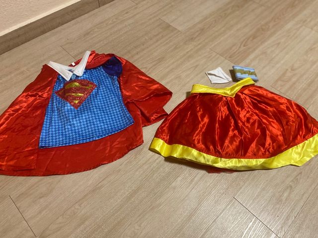 Disfraces talla 5-6. Se venden por unidad o pack