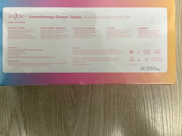 Aromaterapia Tabletas Baño