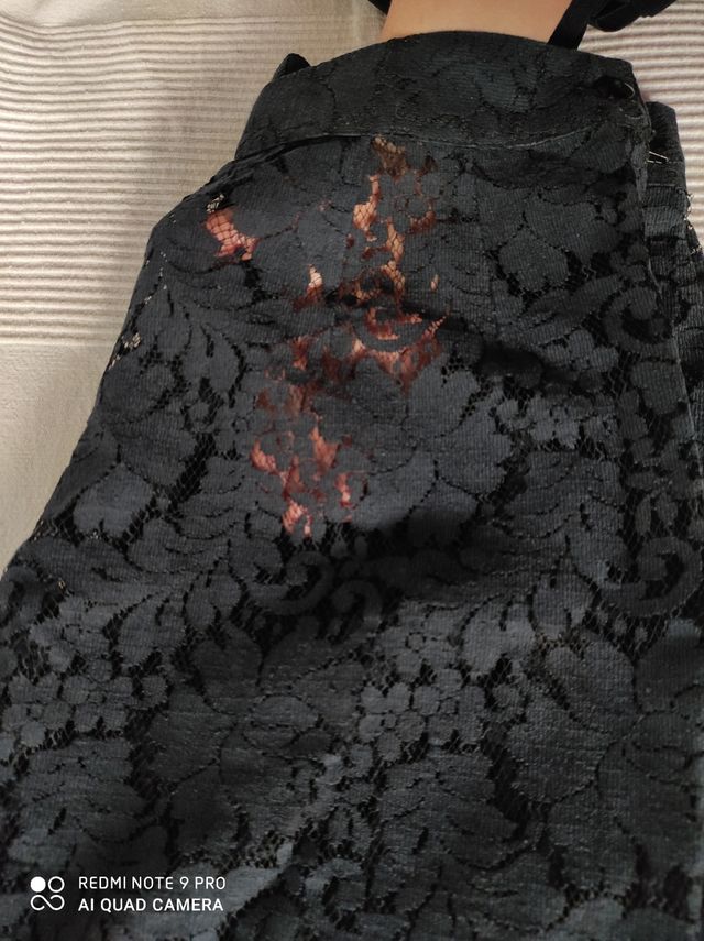 Pantalón mujer de encaje