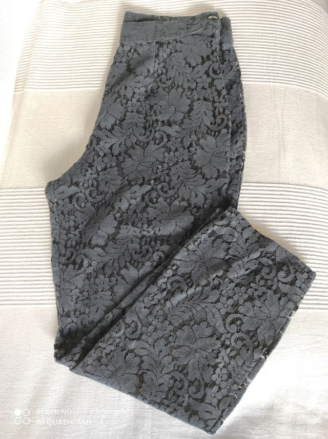 Pantalón mujer de encaje