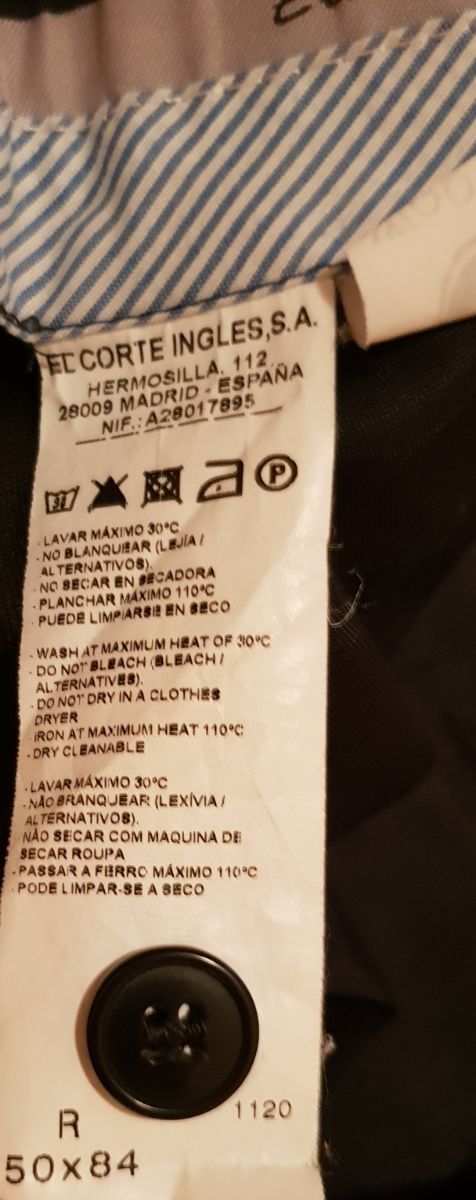 Pantalón azul marino Emidio Tucci