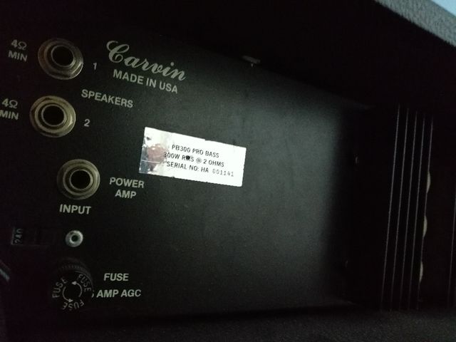 Amplificador de bajo Carvin
