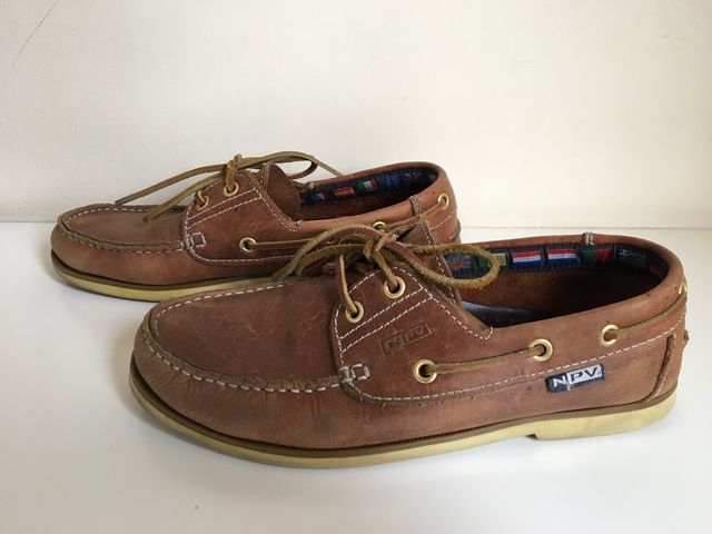 Zapatos Náuticos marrones de mujer