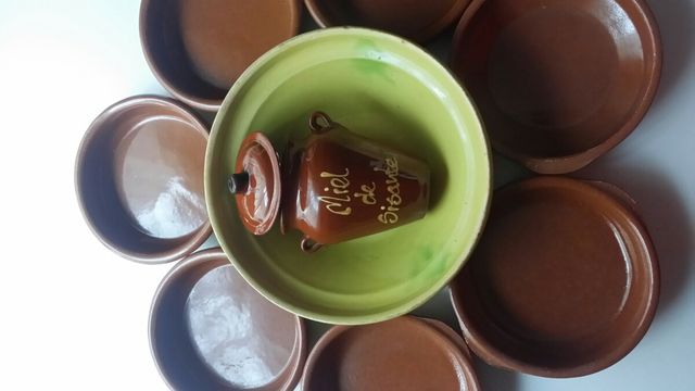 RECIPIENTES DE BARRO 9 PIEZAS POR 9,95€