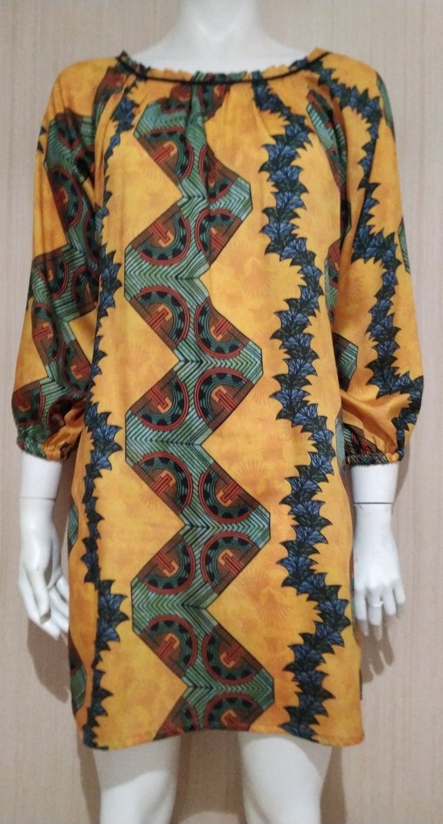 Couplé Vestido estampado africano marca Cuplé