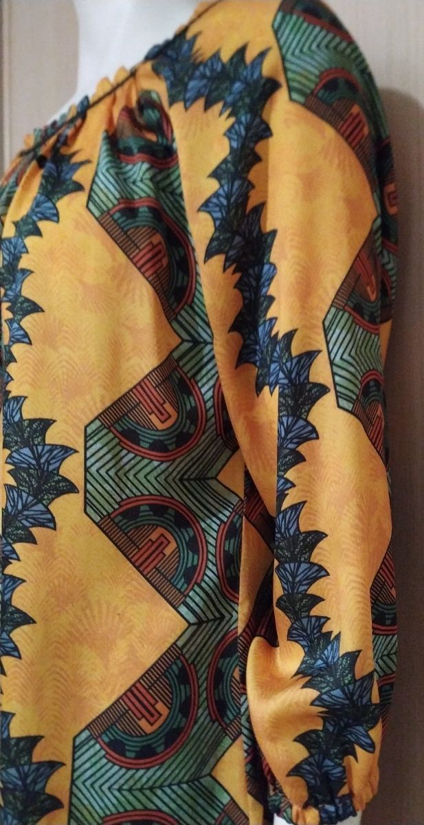 Couplé Vestido estampado africano marca Cuplé