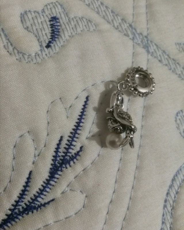 Charm abalorio Sirena pulsera pandora collar plata