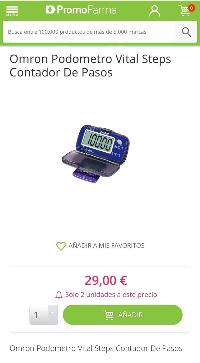 Pedometro Omron NUOVO