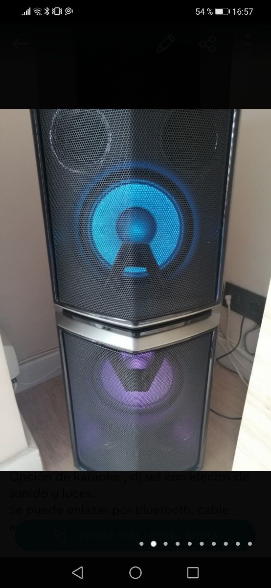 alquiler altavoz 600 w