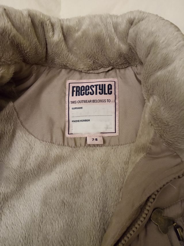 Abrigo niña marca FREESTYLE