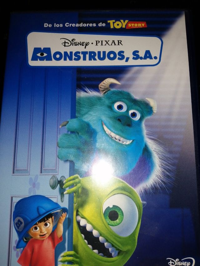 Lote de películas Pixar en DVD.