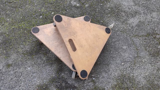 Plataforma con ruedas para transporte