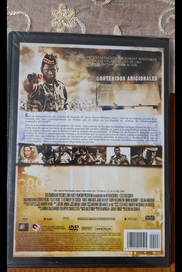 El último rey de Escocia.