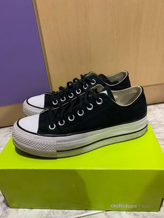 converse negras wallapop