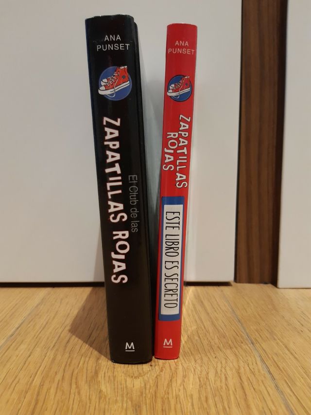 Pack un libro zapatillas Rojas y libro secreto