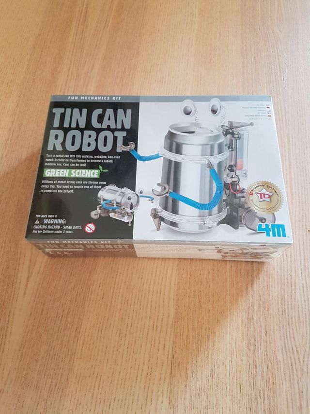 Robot con una lata:Tin can robot