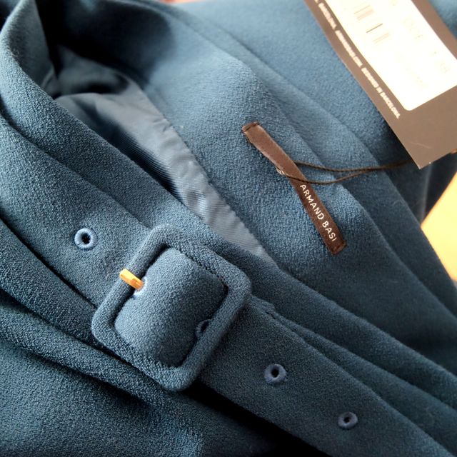 falda midi azul Armand Basi