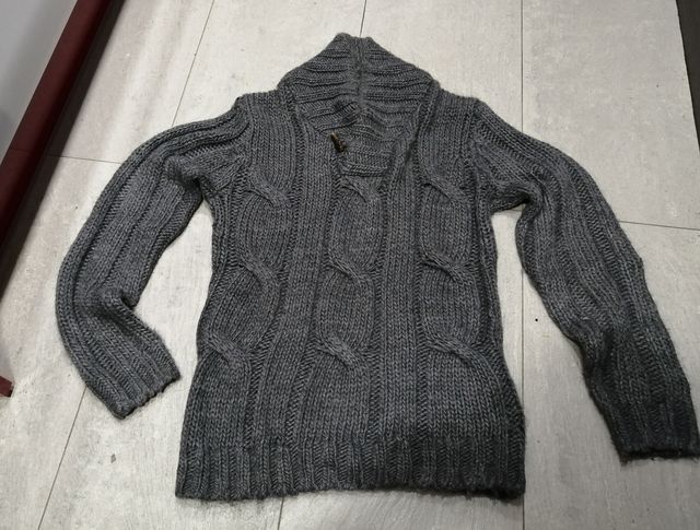 Jersey de lana, cuello alto, talla s!!