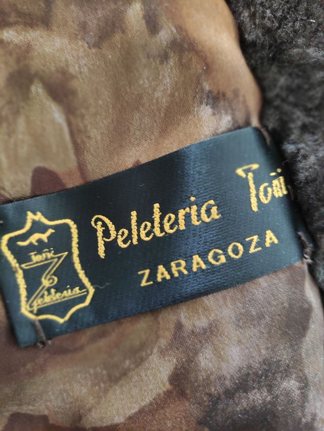 abrigo corto como de pelo