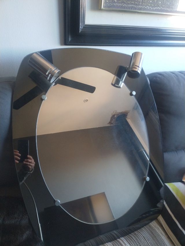 Espejo Baño Vintage Mid Century de segunda mano por 65 € en Barcelona