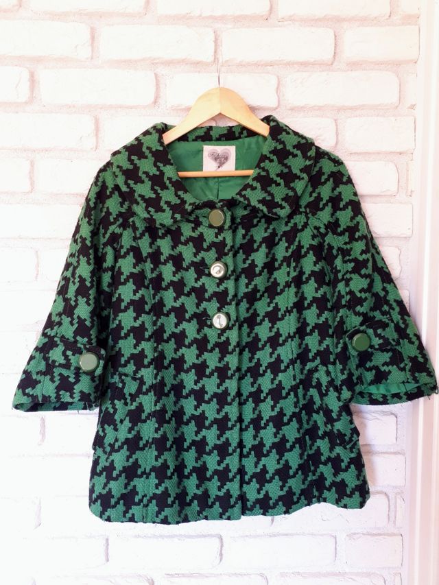 Abrigo fino pata de gallo