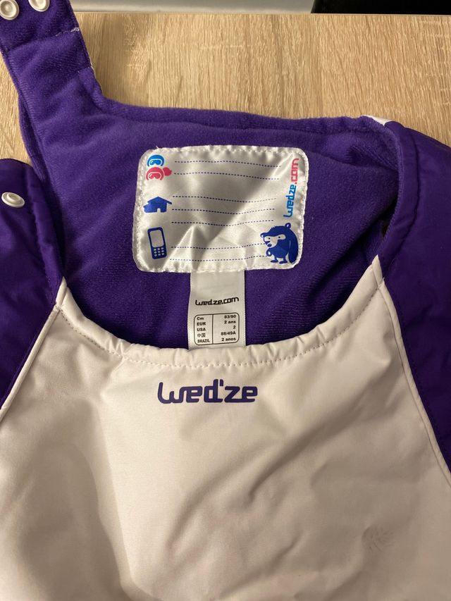 Pantalón esquí niña talla 2