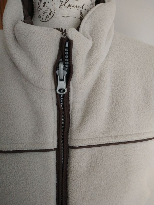 chaleco reversible chica