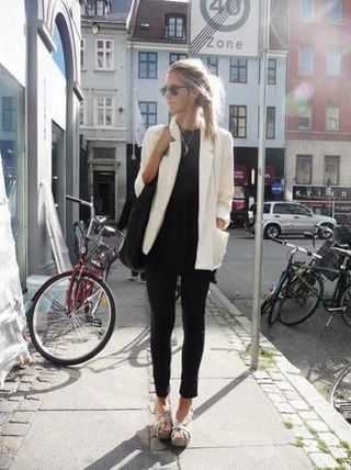 Blazer blanca de H\u0026amp;m de segunda mano por 10 EUR en Bilbao en WALLAPOP