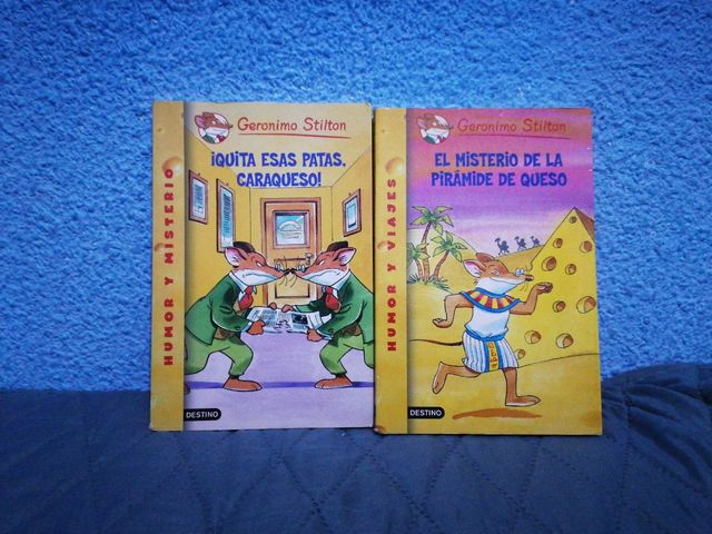 2 Libros Geronimo Stilton