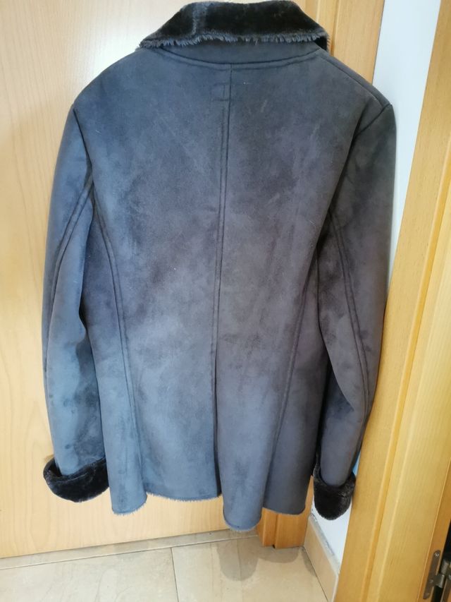 chaqueta ante gris
