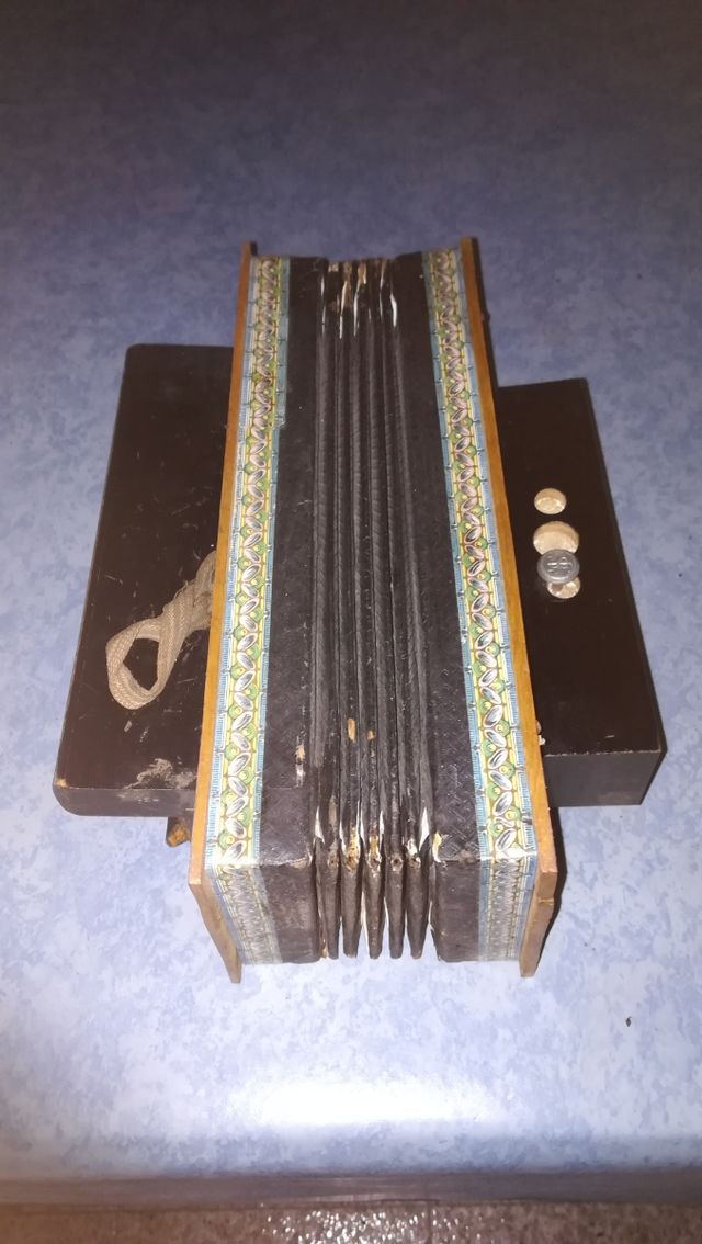ACORDEON CENTENARIO Vintage Antiguo Clasico