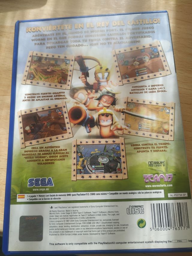 Gioco Worms Forts Under Siege per Ps2