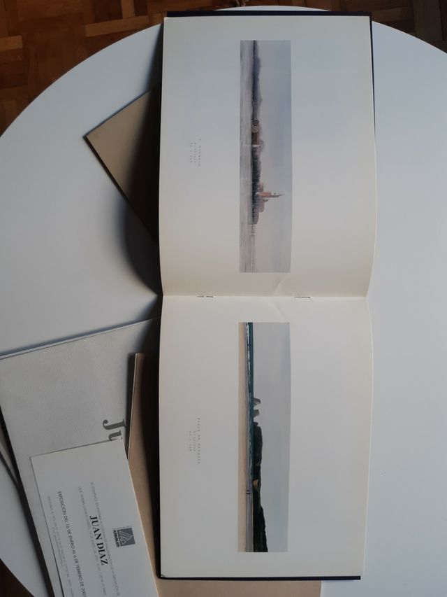 catalogos de arte acuarela Juan Diaz