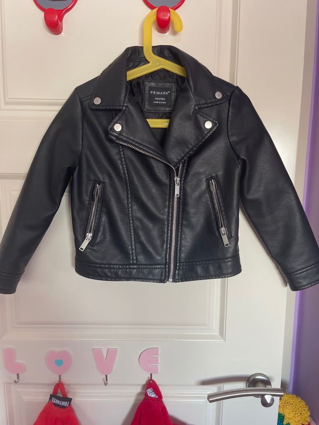 Chaqueta polipiel niña