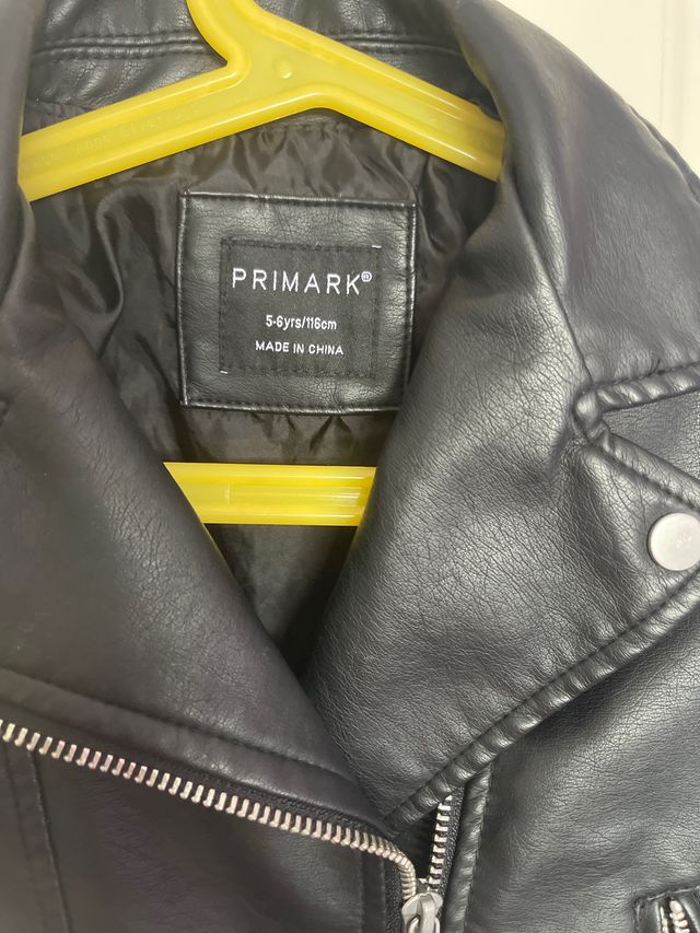 Chaqueta polipiel niña