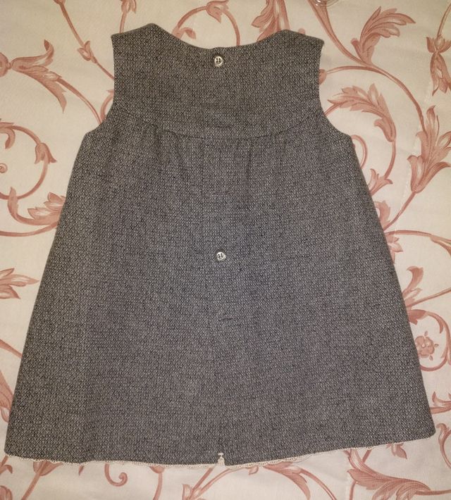VESTIDO BEBÉ ZARA 9-12 M