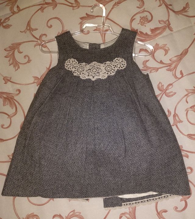 VESTIDO BEBÉ ZARA 9-12 M