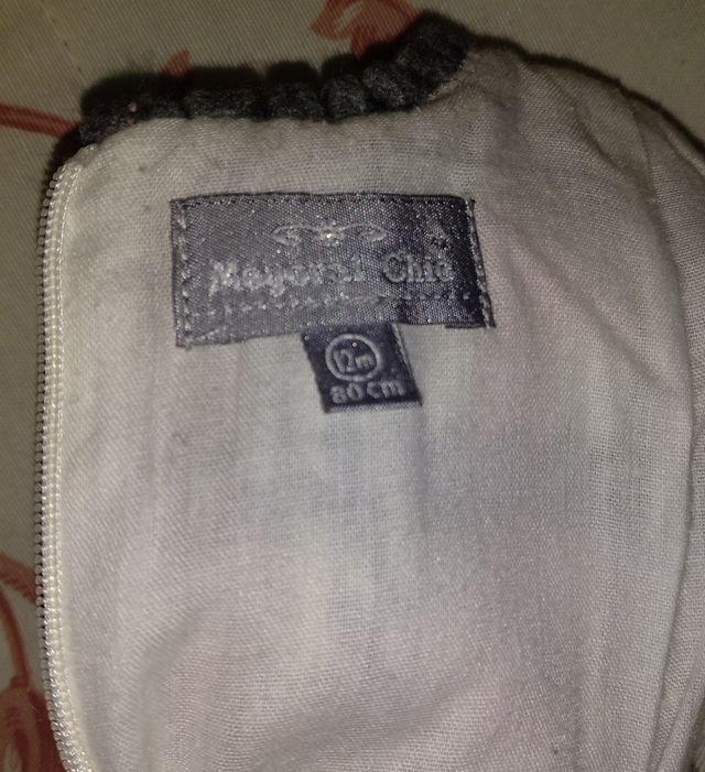 vestido y chaqueta. Mayoral/ Tex. T12 m