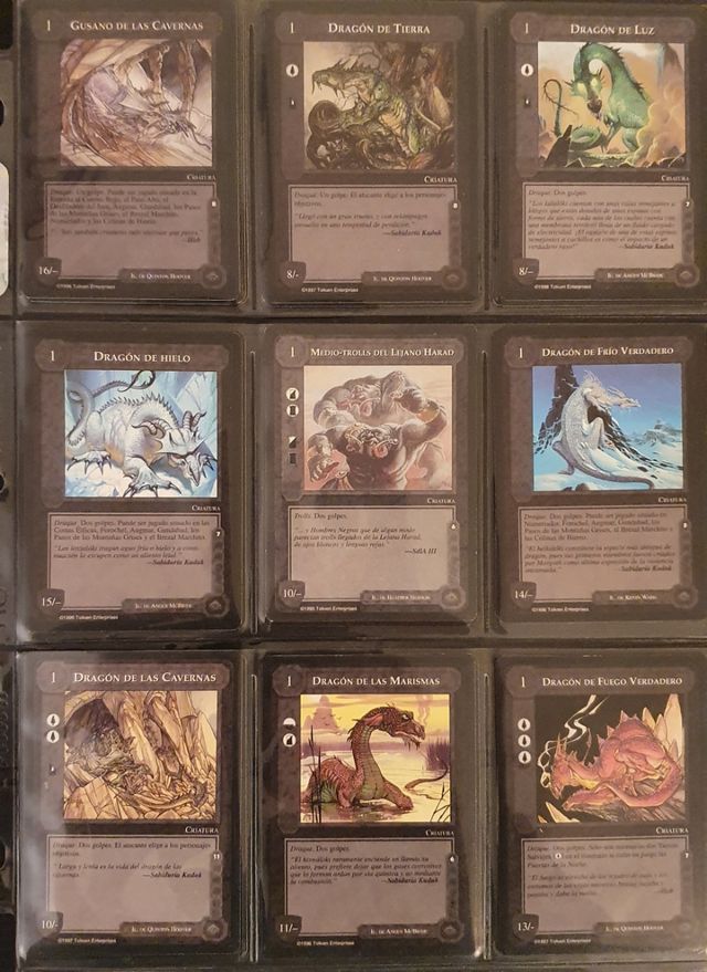 Cartas Señor de los Anillos (II) (1995-1997)