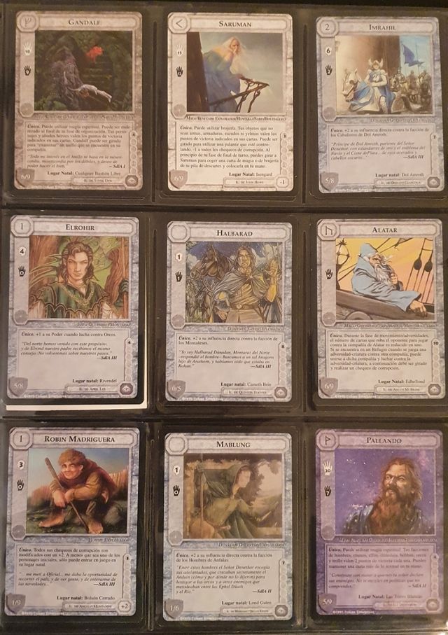 Cartas Señor de los Anillos (II) (1995-1997)