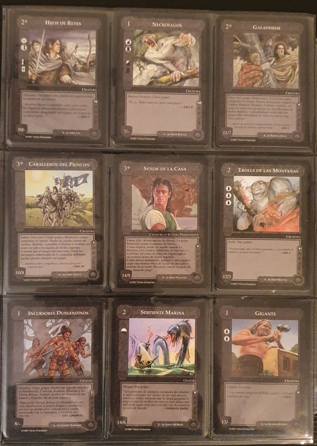 Cartas Señor de los Anillos (II) (1995-1997)