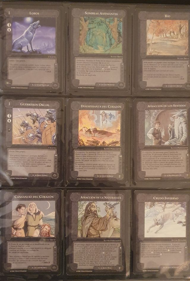 Cartas Señor de los Anillos (II) (1995-1997)