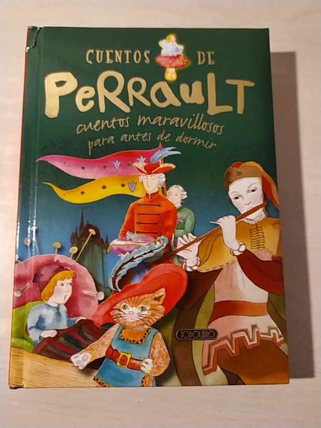 cuentos infantiles Perrault. 2 libros.