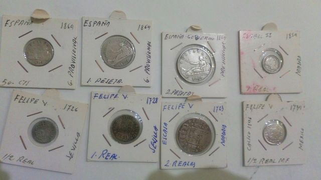 Ocho Monedas de España