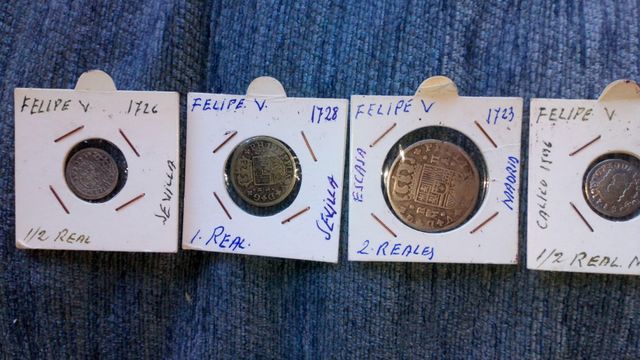 Ocho Monedas de España