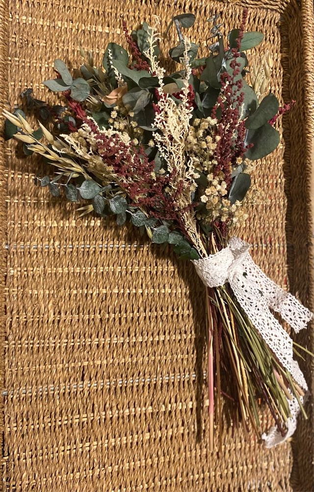 Ramo de flores preservadas