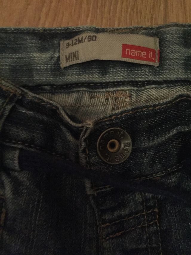 Vaquero bebe name it 9-12 meses