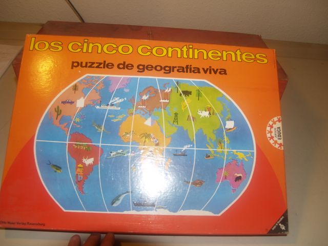 Los cinco continentes Puzle EDUCA ('70)