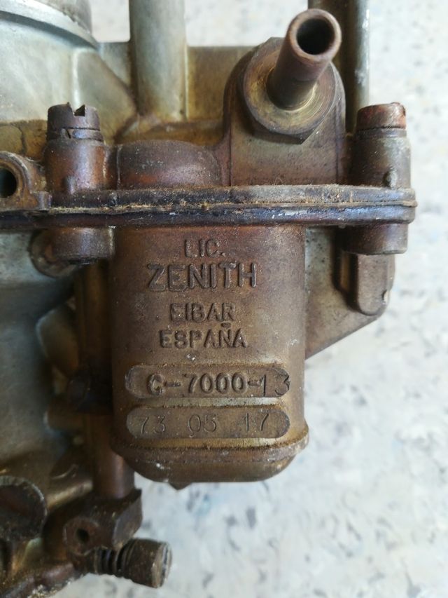 Carburador Renault marca ZENITH
